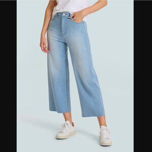 NWT Commando Do-It-All Denim High-Rise Cropped Wide Leg Jeans Size XL